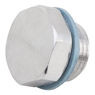 KIPP Verschlussschraube G1 SW 40 Form C Aluminium blank