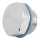 KIPP Verschlussschraube G3/4 SW34 Form C Aluminium blank