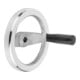 KIPP Volant à rayons 2 rayons D1=160 Aluminium Alésage avec rainure D2=14H7 B3=5 T=16,3