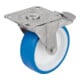 KIPP Zwenkwiel Stop-Fix Ø 200 mm B 50 mm thermoplast RVS 1.4301 voor hygiëne