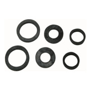 KIRCHHOFF assortiment de joints pour raccords de tuyau caoutchouc, pour 1/2" 3/4" 1" (3x2)