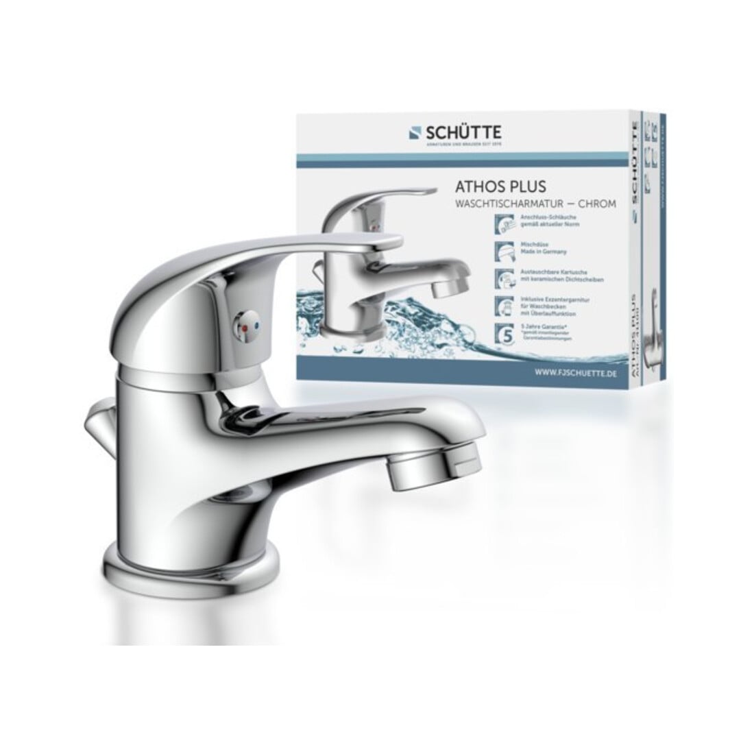 KIRCHHOFF ATHOS PLUS Waschtisch- Armatur, Chrom