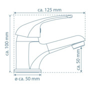 KIRCHHOFF ATHOS PLUS Waschtisch- Armatur, Chrom-4