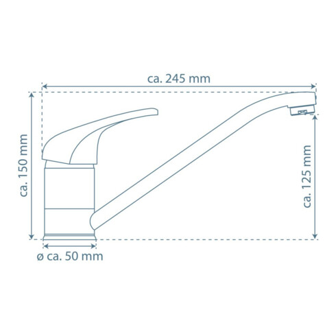 KIRCHHOFF ATHOS Robinet de cuisine chrome