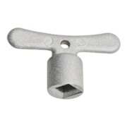 KIRCHHOFF Clé à douille Carré, chrome, 6 mm, pour tête de clé à douille