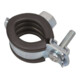 KIRCHHOFF Collier de serrage, 20 - 23 mm, insonorisé, pour 1/2", avec manchon fileté M8-1