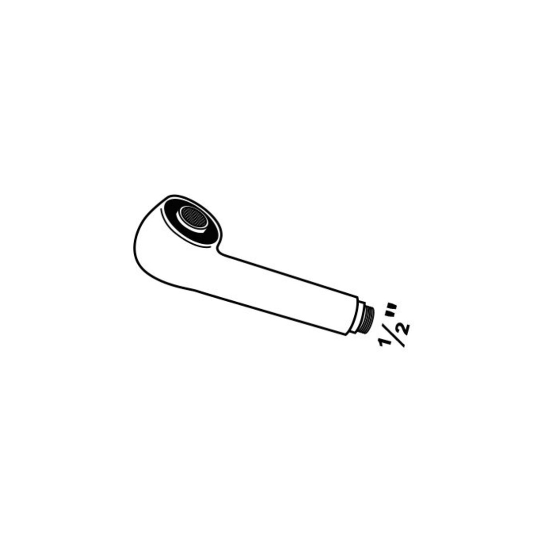 KIRCHHOFF Douchette de robinet Chrome, 1/2", pour haute pression