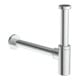 KIRCHHOFF DS-5WK Siphon bouteille, chrome, 1 1/4" x 32 mm-1