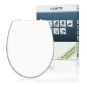 KIRCHHOFF Duroplast Abattant WC BLANC avec frein de chute-1