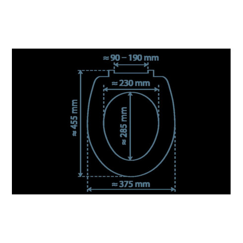 KIRCHHOFF Duroplast Abattant WC BLANC avec frein de chute