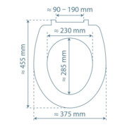 KIRCHHOFF Duroplast Abattant WC BLANC avec frein de chute-3