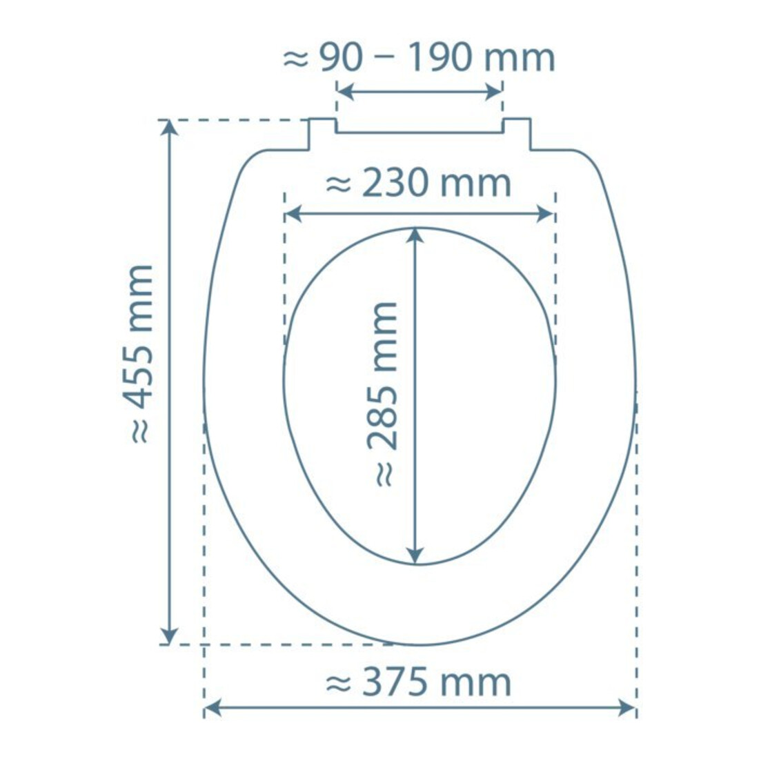 KIRCHHOFF Duroplast Abattant WC BLANC avec frein de chute