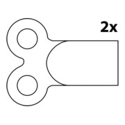 KIRCHHOFF Entlüftungsschlüssel, 5 mm, für Heizkörper 4-Kant(2x)-3