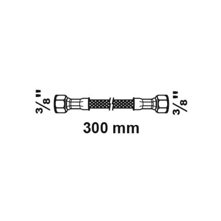 KIRCHHOFF Flex-Anschlussschlauch 300 mm, 3/8"IG x 3/8"IG