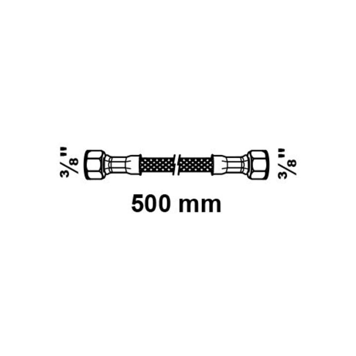 KIRCHHOFF Flex-Anschlussschlauch 500 mm, 3/8"IG x 3/8"IG