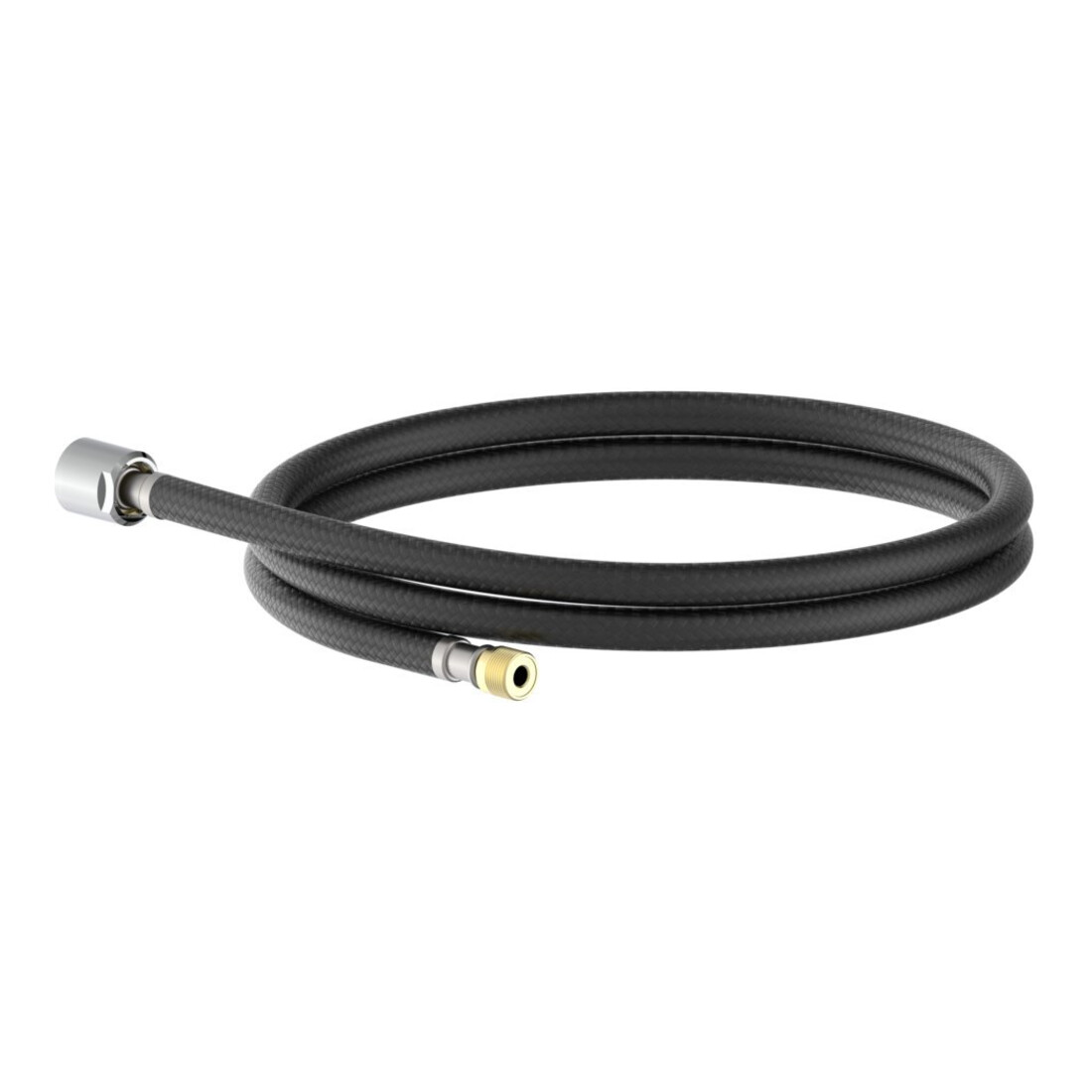 KIRCHHOFF Flexible de douche 150 cm, noir, 1/2" x M15AG