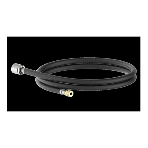 KIRCHHOFF Flexible de douche 150 cm, noir, 1/2" x M15AG