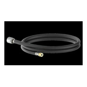 KIRCHHOFF Flexible de douche 150 cm, noir, 1/2" x M15AG