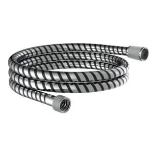 KIRCHHOFF Flexible de douche 150 cm, plastique, noir/chrome