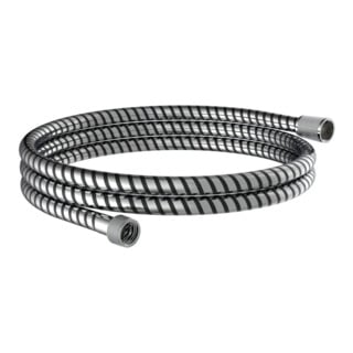 KIRCHHOFF Flexible de douche 200 cm, plastique, noir/chrome