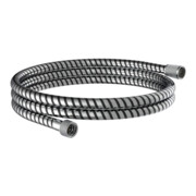 KIRCHHOFF Flexible de douche 200 cm, plastique, noir/chrome