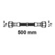 KIRCHHOFF Flexible de raccordement 500 mm, 1/2"F x 3/8"F-3