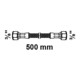 KIRCHHOFF Flexible de raccordement 500 mm, 3/8"F x 3/8"F-3