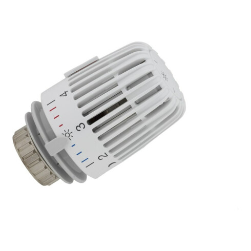KIRCHHOFF HEIMEIER Tête de thermostat, blanc, avec capteur fixe