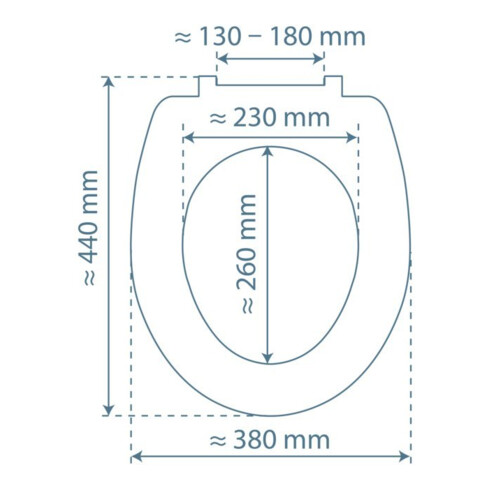 KIRCHHOFF Holzkern WC-Sitz WHITE