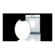 KIRCHHOFF Holzkern WC-Sitz WHITE, mit Absenkautomatik mit Absenkautomatik