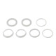 KIRCHHOFF Kit de joints de siphon Silicone, 1 1/2" x 40 mm, pour évier (7x)-1