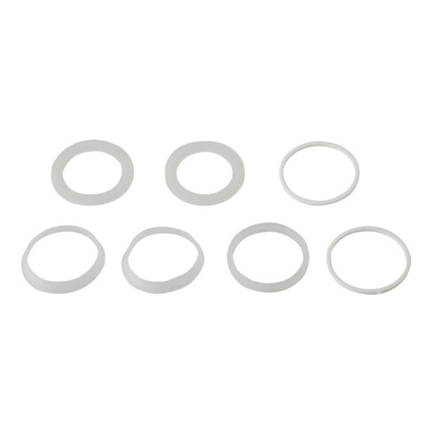 KIRCHHOFF Kit de joints de siphon Silicone, 1 1/2" x 40 mm, pour évier (7x)