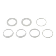 KIRCHHOFF Kit de joints de siphon Silicone, 1 1/2" x 40 mm, pour évier (7x)