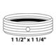 KIRCHHOFF KS Bague de réduction, 1 1/2"AGx1 1/4"IG, pour siphon blanc-3