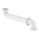 KIRCHHOFF KS Coudes d'évacuation gain de place, blanc, 1 1/2"IGx290mmx1 1/2"AG-1