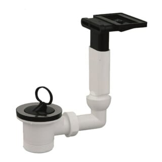 KIRCHHOFF KS Évier Soupape de vidange et trop-plein, 1 1/2"AG x 70 mm, pour surface goutte-à-goutte