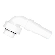 KIRCHHOFF KS Geräteanschluss 90° Weiß, 1"IG x 3/4"T, für Unter putz-Waschgeräte-Siphon