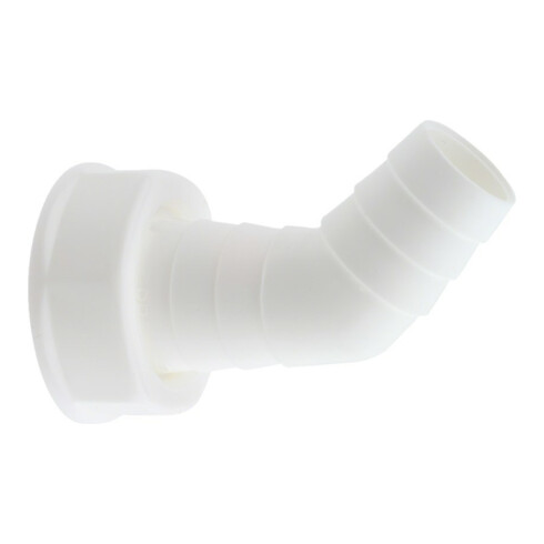 KIRCHHOFF KS Raccord appareil 45°, Blanc, 1"F x 3/4"M