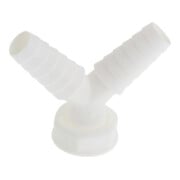 KIRCHHOFF KS Raccord double appareil 1"FF x 3/4"M 1"FF x 3/4"M Blanc-1