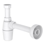 KIRCHHOFF KS Siphon bouteille blanc, 1 1/4"x32 mm