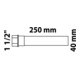 KIRCHHOFF KS Tube de rallonge, 1 1/2" x 250 mm, pour siphon DN40 mm Blanc-3