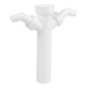 KIRCHHOFF KS Tube plongeant, blanc, 1 1/2"F x 250 mm, pour siphon DN40 mm, avec 3/4-1