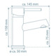 KIRCHHOFF LAURANA Robinet de lavabo, chrome-3