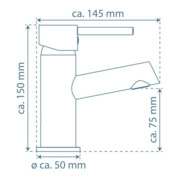 KIRCHHOFF LAURANA Robinet de lavabo, chrome-3