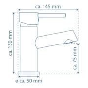 KIRCHHOFF LAURANA Waschtisch- Armatur, Chrom-3