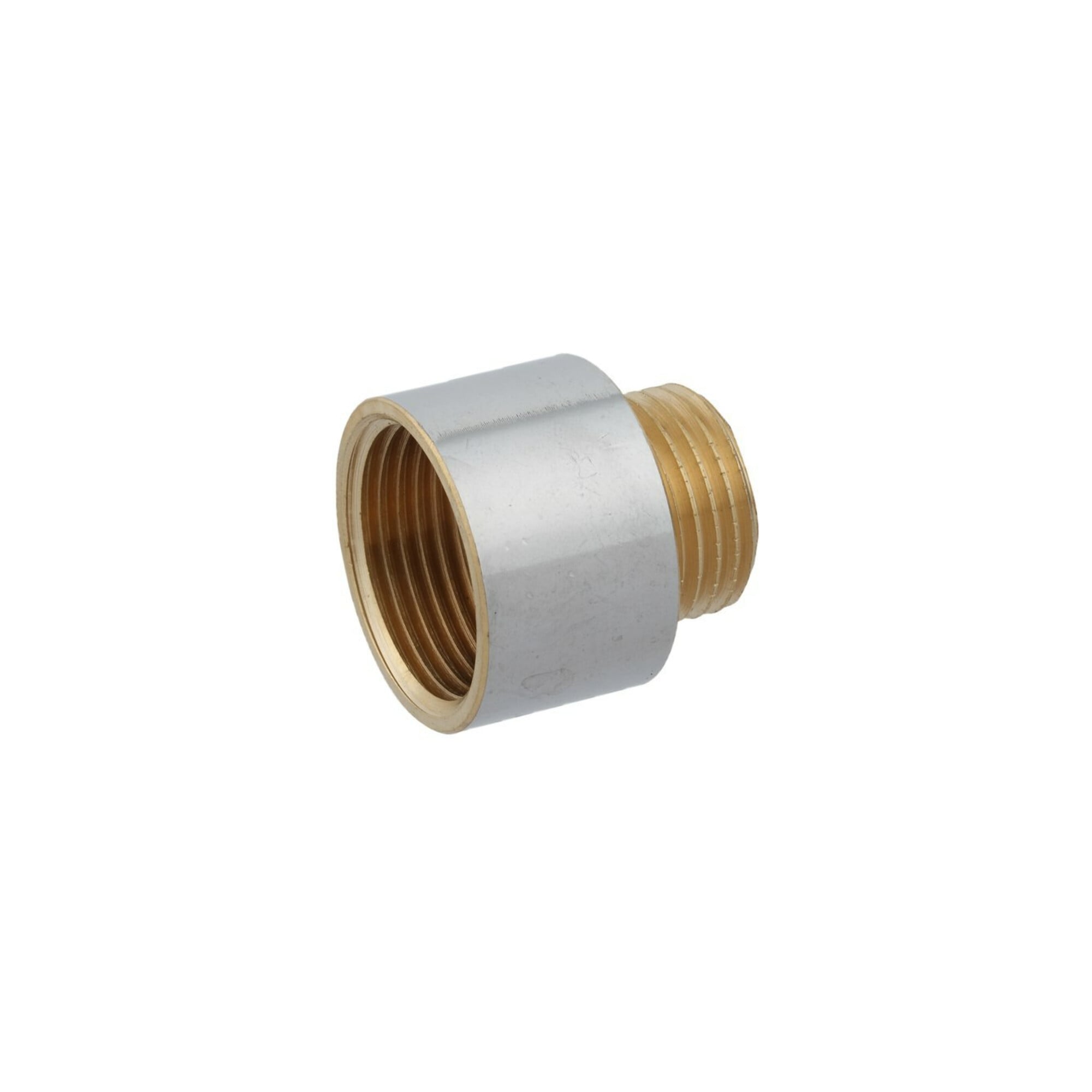 KIRCHHOFF MS Reduzier-Hahnverlänger Chrom, 3/4"IG x 1/2"AG