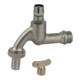 KIRCHHOFF MS Robinet de sortie clé, chrome, 1/2"AG x 3/4"AG x 1/2"T-1