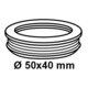 KIRCHHOFF Raccord d'écoulement court, 50 mm x 40 mm, pour sortie siphon-3