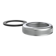 KIRCHHOFF Rändelmutter, Chrom, 1 1/4", mit Dichtung