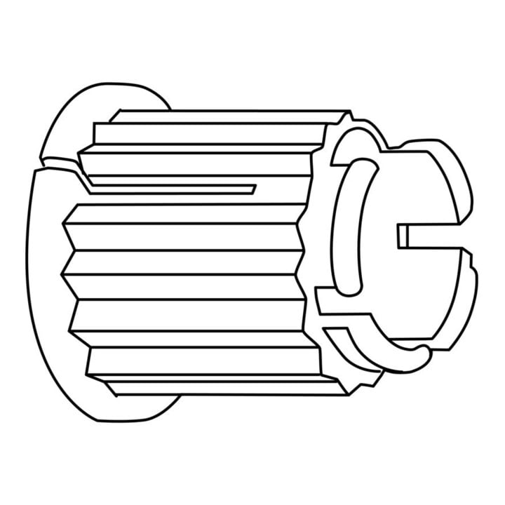 KIRCHHOFF Rastbuchsen, für Oberteil (4x)